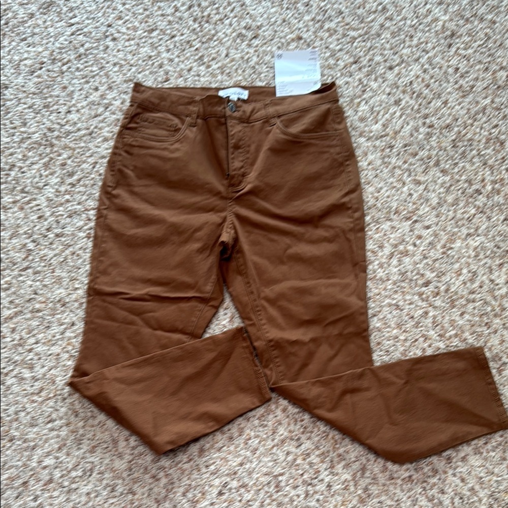 LOFT Brown Jeggings Smooth Finish